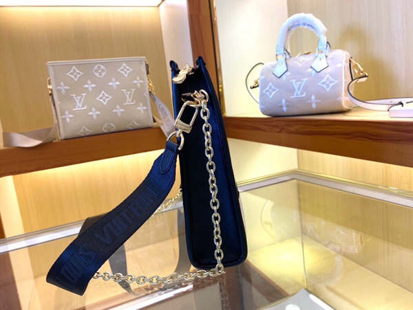 ルイヴィトンバッグ角部分ディテール